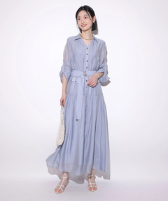 Mystrada(マイストラーダ) |ポケットシアーシャツワンピ