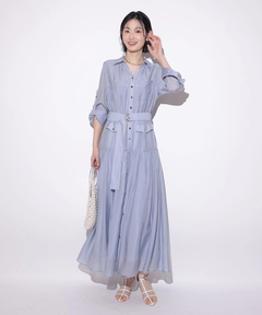 Mystrada(マイストラーダ) |ポケットシアーシャツワンピ