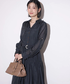 Mystrada(マイストラーダ) |ポケットシアーシャツワンピ