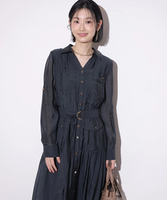 Mystrada(マイストラーダ) |ポケットシアーシャツワンピ