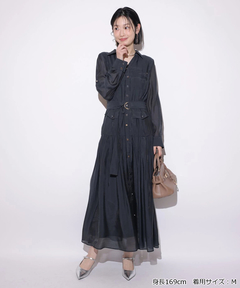 Mystrada(マイストラーダ) |ポケットシアーシャツワンピ