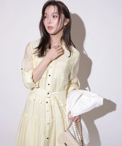 Mystrada(マイストラーダ) |ポケットシアーシャツワンピ