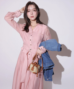 Mystrada(マイストラーダ) |ポケットシアーシャツワンピ