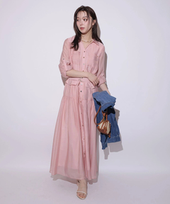 Mystrada(マイストラーダ) |ポケットシアーシャツワンピ