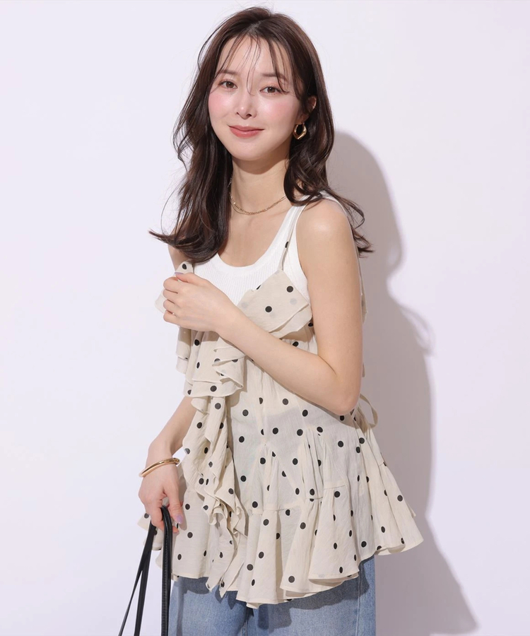 Mystrada(マイストラーダ) |フリルキャミ