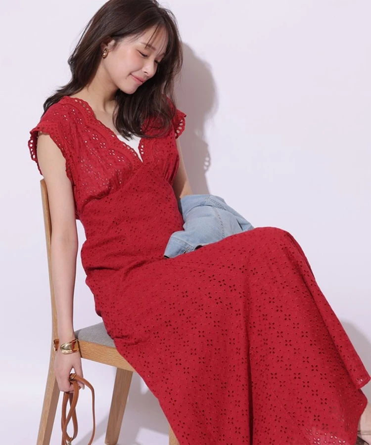 Mystrada(マイストラーダ) |カットワークワンピース