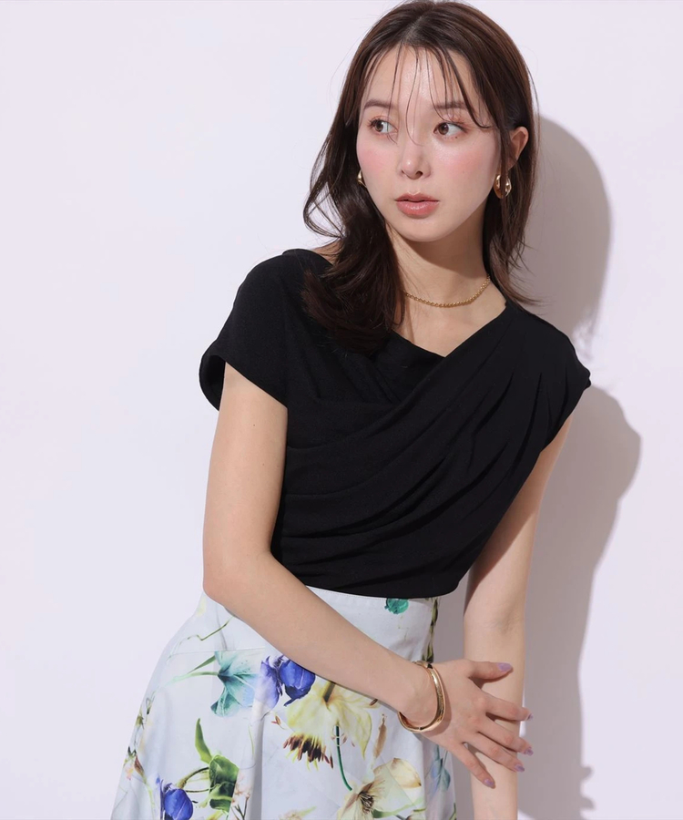 ぽん マイストラーダ 今期からし色ニット ドレープニット | ニット | Mystrada（マイストラーダ） │【公式通販