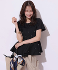 パールペプラムドッキングカットソー | Tシャツ・カットソー