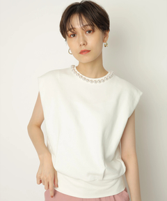 パール付スウェットプルオーバー | Tシャツ・カットソー | Arpege ...