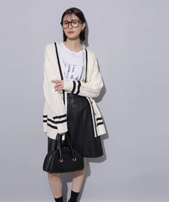 Arpege story(アルページュストーリー) |フェイクレザーハーフパンツ