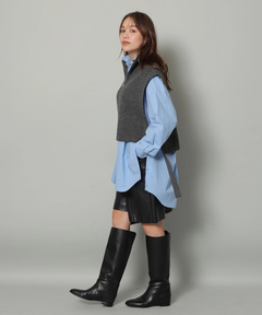 Arpege story(アルページュストーリー) |フェイクレザーハーフパンツ