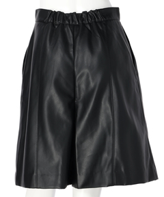 Arpege story(アルページュストーリー) |フェイクレザーハーフパンツ