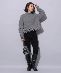 Arpege story(アルページュストーリー) |セミフレアデニムパンツ