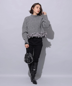 Arpege story(アルページュストーリー) |セミフレアデニムパンツ