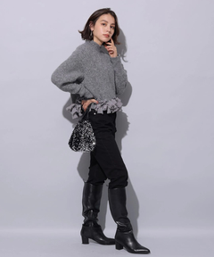 Arpege story(アルページュストーリー) |セミフレアデニムパンツ