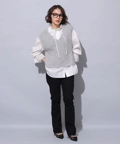 Arpege story(アルページュストーリー) |セミフレアデニムパンツ