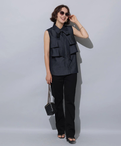 Arpege story(アルページュストーリー) |セミフレアデニムパンツ