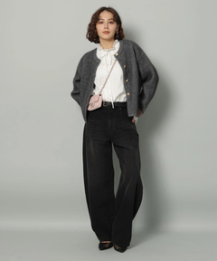 Arpege story(アルページュストーリー) |カーブデニムパンツ