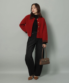 Arpege story(アルページュストーリー) |カーブデニムパンツ