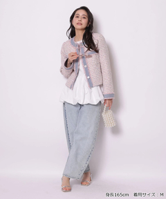 Arpege story(アルページュストーリー) |カーブデニムパンツ