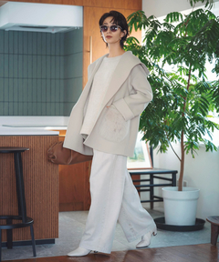 Arpege story(アルページュストーリー) |ファー付きフードリバーコート