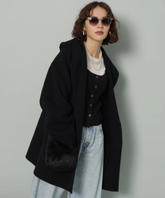 Arpege story(アルページュストーリー) |ファー付きフードリバーコート