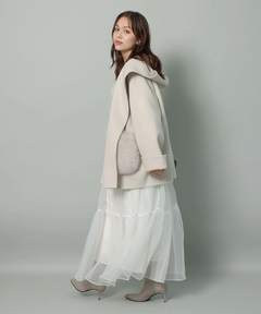 Arpege story(アルページュストーリー) |ファー付きフードリバーコート