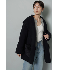 Arpege story(アルページュストーリー) |《店舗限定》ファー付きフードリバーコート