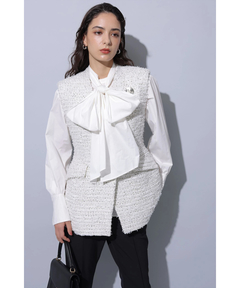 Arpege story(アルページュストーリー) |タイ付きシャツ