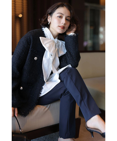 Arpege story(アルページュストーリー) |タイ付きシャツ