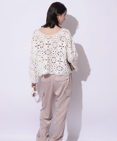 Arpege story(アルページュストーリー) |サテンカーゴパンツ