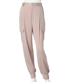 Arpege story(アルページュストーリー) |サテンカーゴパンツ