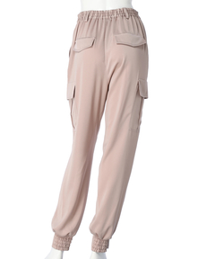 Arpege story(アルページュストーリー) |サテンカーゴパンツ