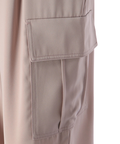 Arpege story(アルページュストーリー) |サテンカーゴパンツ