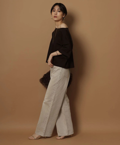 Arpege story(アルページュストーリー) |ワイドデニムパンツ