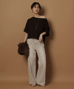 Arpege story(アルページュストーリー) |ワイドデニムパンツ