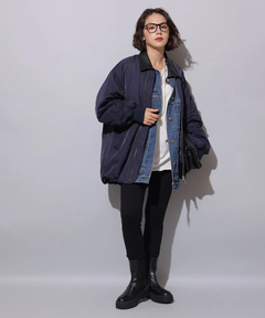 Arpege story 撥水サス付きパラシュートパンツ　ネイビー　新品 撥水サス付きパラシュートパンツ | パンツ | Arpege story