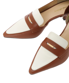 Arpege story(アルページュストーリー) |ポインラッドローファーパンプス