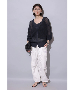 Arpege story(アルページュストーリー) |撥水サス付きパラシュートパンツ