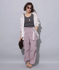 Arpege story(アルページュストーリー) |撥水サス付きパラシュートパンツ
