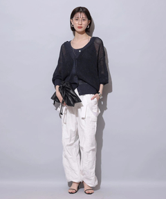 Arpege story(アルページュストーリー) |撥水サス付きパラシュートパンツ