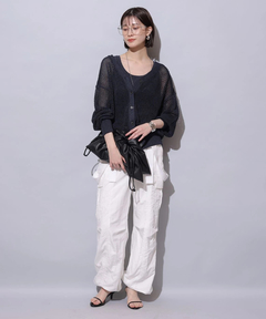 Arpege story(アルページュストーリー) |撥水サス付きパラシュートパンツ