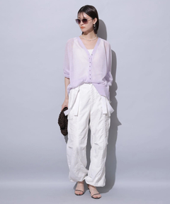 Arpege story(アルページュストーリー) |撥水サス付きパラシュートパンツ