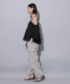 Arpege story(アルページュストーリー) |撥水サス付きパラシュートパンツ