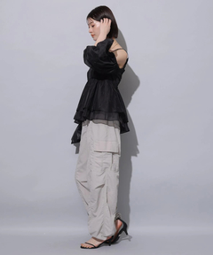 Arpege story(アルページュストーリー) |撥水サス付きパラシュートパンツ