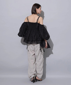 Arpege story(アルページュストーリー) |撥水サス付きパラシュートパンツ