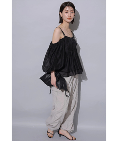 Arpege story(アルページュストーリー) |撥水サス付きパラシュートパンツ