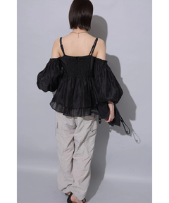 Arpege story(アルページュストーリー) |撥水サス付きパラシュートパンツ