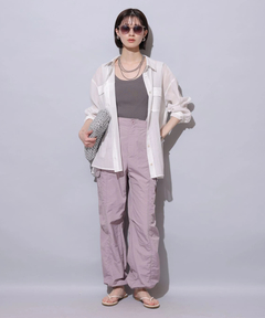 Arpege story(アルページュストーリー) |撥水サス付きパラシュートパンツ