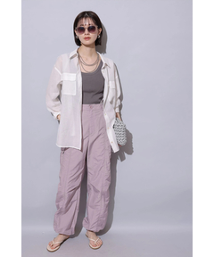 Arpege story(アルページュストーリー) |撥水サス付きパラシュートパンツ